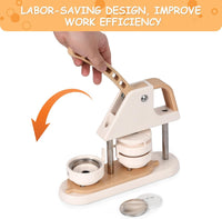 Garvee Button Maker 58mm – Materiale ABS, macchina per badge fai da te per bambini, scuola e progetti creativi