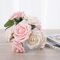 Garvee Scatola di rose artificiali da 25 pezzi, scatola regalo di fiori di sapone, confezione regalo romantica rosa