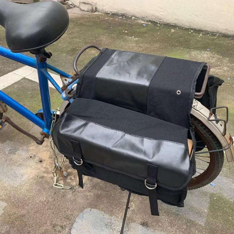 Garvee Satteltasche Motorrad Wasserdicht Canvas Große Kapazität Schnellverschluss Robust Universell Adventure Sportbikes