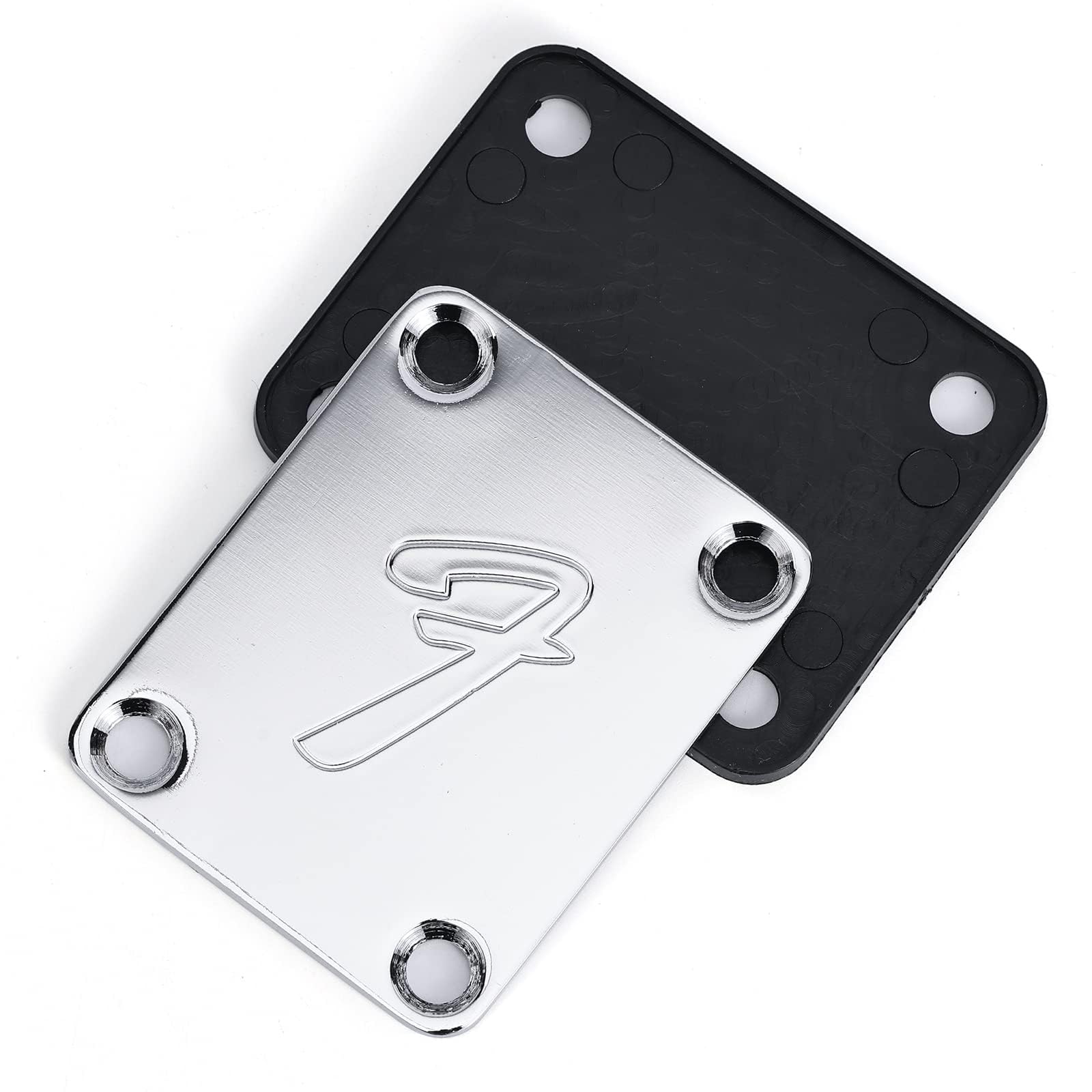 Garvee Placca Di Mástil Vintage Per Chitarra Elettrica 4 Viti Acciaio Inossidabile Per Chitarre E Bassi Dimensioni Precise
