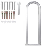 Garvee Corrimano Per Piscina In Alluminio 42x13" Resistente Antiruggine Design A U Invertita Argento