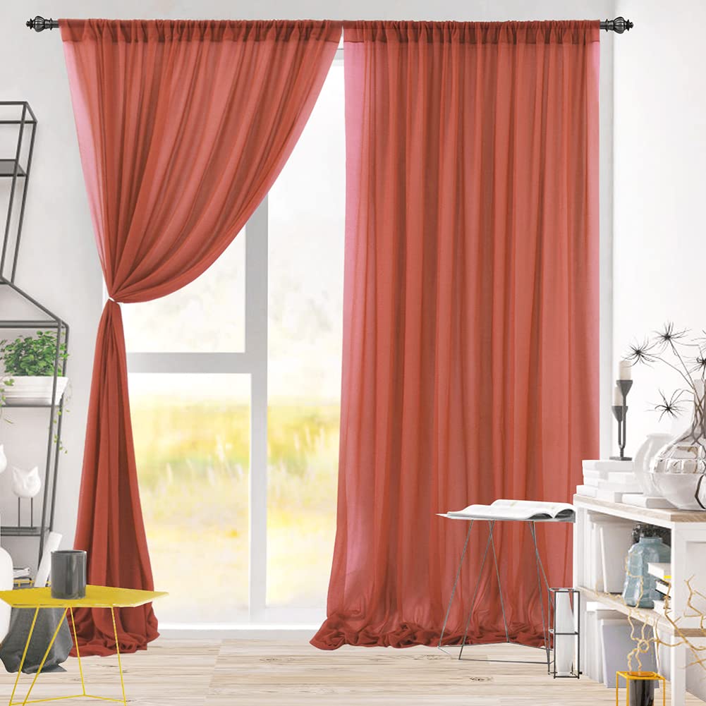 Garvee 2 tende per fondali staccabili in tessuto morbido plissettato per palcoscenici, feste di matrimonio, fotografia 1,5 x 2,4 m caramello