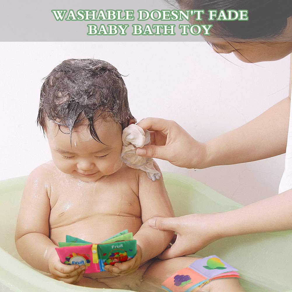 Set di libri didattici in tessuto per bambini Garvee, 12 pezzi, cotone, lavabili, morbidi, atossici, per neonati e bambini piccoli, educazione precoce, regalo, 10,5x10,5 cm