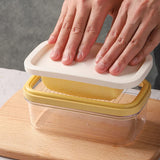Scatola Taglia Burro Garvee: Lama Acciaio Inox, Contenitore Plastica Resistente per Cucina e Pasticceria