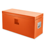 Garvee Cassetta Attrezzi Acciaio Nero Resistente Impermeabile per Cassone Camion Pickup Trailer 76x38x38 cm - Come in foto