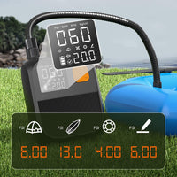 Pompa a batteria al litio Garvee da 80 W: pompa elettrica portatile per paddleboard, gommoni e piscine con display e arresto automatico