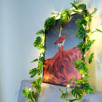 Garvee Ivy Vine String Lights 2m con 20 LED, edera artificiale a batteria per casa e feste in PVC