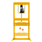 Pressa Idraulica Garvee 6-20 Ton H-Frame Regolabile in Acciaio Nero per Officina Garage - Yellow