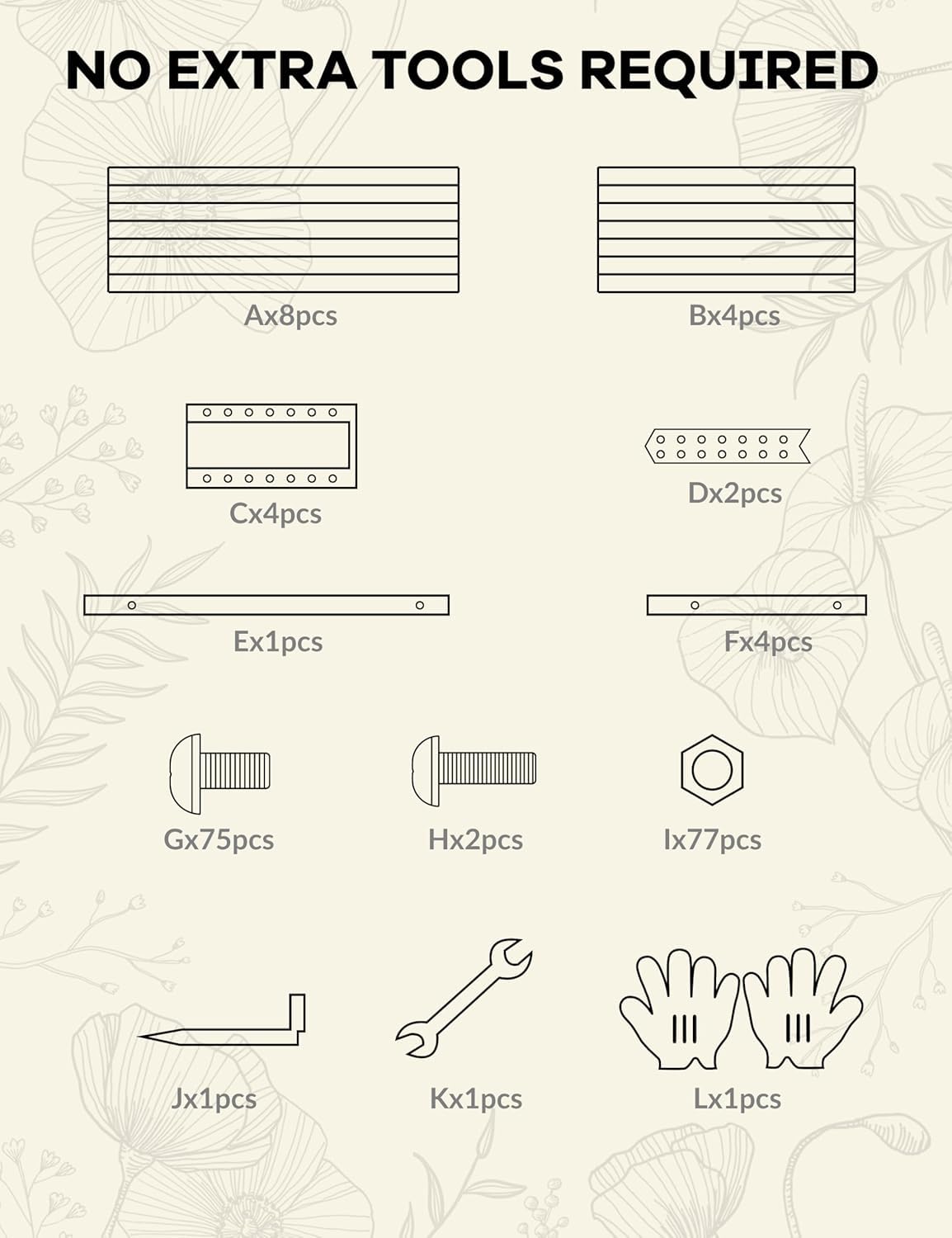Aiuola rialzata in metallo per esterni Garvee 8x4x2 piedi, 24" di profondità, verniciata a polvere, fondo aperto, robusta, 350 galloni, giardino, coltivazione di ortaggi