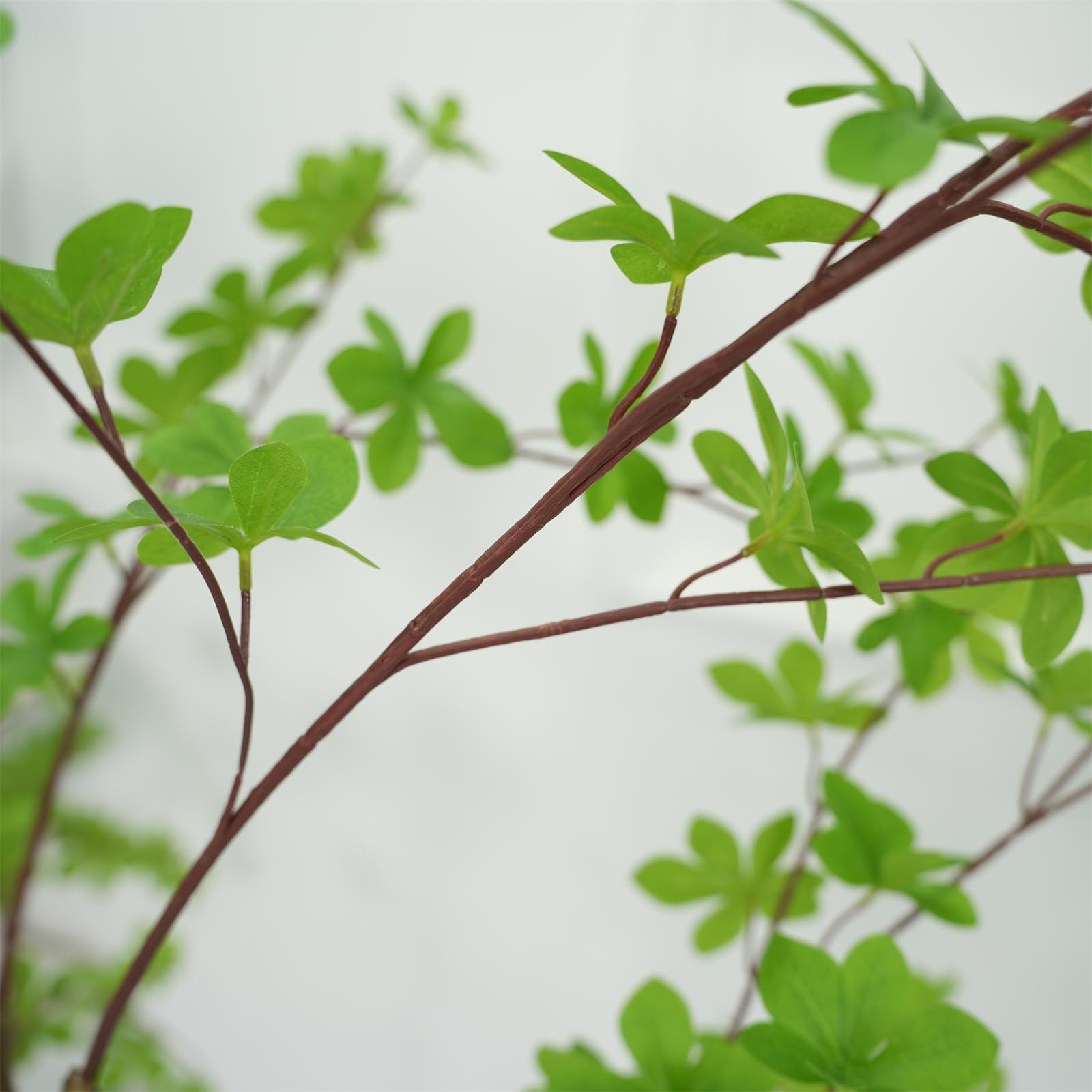 Garvee Albero di Enkianthus artificiale da 150 cm con foglie realistiche, PVC resistente per arredamento interno, soggiorno, ufficio, verde