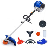 Decespugliatore a Gas Garvee 52CC 3-in-1 per la Festa del Papà | Motore 2 Tempi, Tagliaerba 33 cm e Lama 25,4 cm in Acciaio, Trimmer con Spallaccio Regolabile, Nero