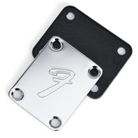 Piastre per manico per chitarra elettrica Garvee in stile vintage, argento, per chitarre e bassi, resistenti, universali, per uso sul palco e in studio