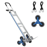 Carrello Trasporto Scale Alluminio Garvee 600 libbre 2 in 1 | Maniglie Ergonomiche e Ruote TPR