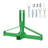 Garvee Ricevitore Gancio Traino 3 Point Hitch Categoria 1, 2", Acciaio 3mm, 1361 kg, Verniciatura Antiruggine, Trattori Compatti
