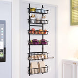 Garvee Organizador de Despensa 6 Nivelles Metall Robust Schmal Türregal Raumsparente Für Küchen