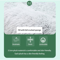 Letto per cani Garvee XXL per persone e cani, 165x100x30 cm, lavabile, soffice e morbido, in pelliccia sintetica di coniglio, caldo e confortevole