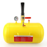 Garvee Serbatoio Aria 10 Gal Potente Bead Blaster Portatile per Auto e Trattori, Acciaio Carbonio, Manometro Preciso, Valvola Sicurezza