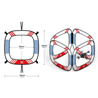 Garvee FPV Racing Gates Set da 5 pezzi, materiale robusto per l'addestramento e le gare di droni, compatibile con DJI Avata