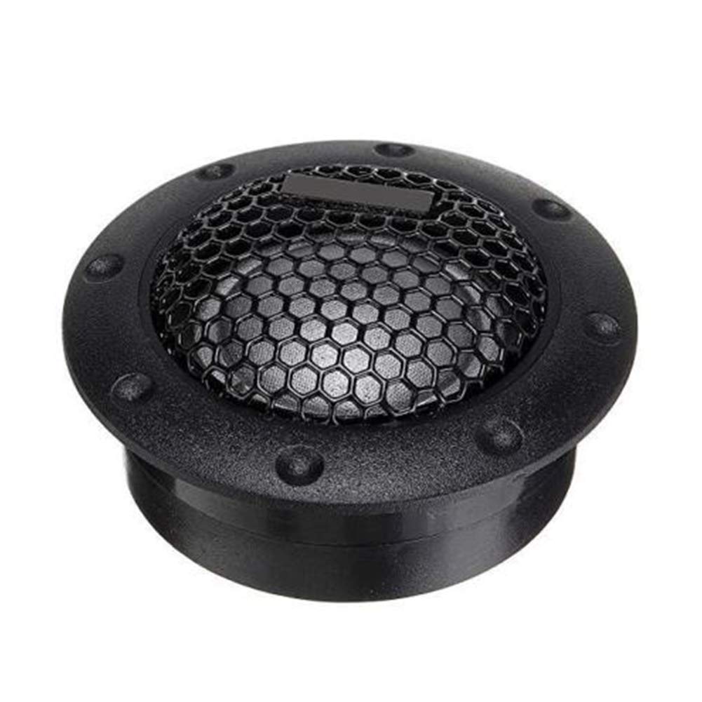 Garvee Tweeter Auto 180W 4Ohm Silk Dome, Doppio Montaggio, Regolabile, Upgrade Audio Veicoli, Nero