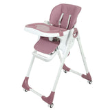 Garvee Kinderhochstuhl YB-H22 - Seggiolone Pieghevole Bambini, Compatto, Robusto, Facile da Pulire, Leggero, Grigio, Ideale per Casa e Viaggi - Lila