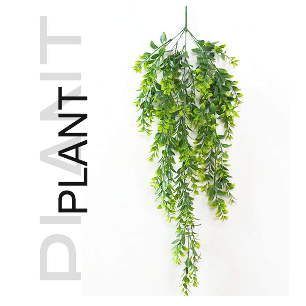 GARVEE Piante artificiali sospese verdi – Ghirlanda di vite artificiale per pareti e giardino