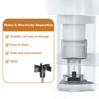 Fontanella automatica wireless per gatti Garvee da 4,2 l con vassoio in acciaio inossidabile, 2 modalità di uscita dell'acqua, ultra silenziosa 25 dB, per gatti, 21 x 18 x 19 cm, argento