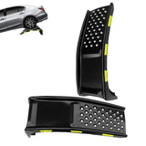 Garvee Set 2 Rampe Auto Heavy Duty 8000 LBS in Acciaio Antiscivolo Riflettenti per SUV e Camion - Ideale per Officina - Black