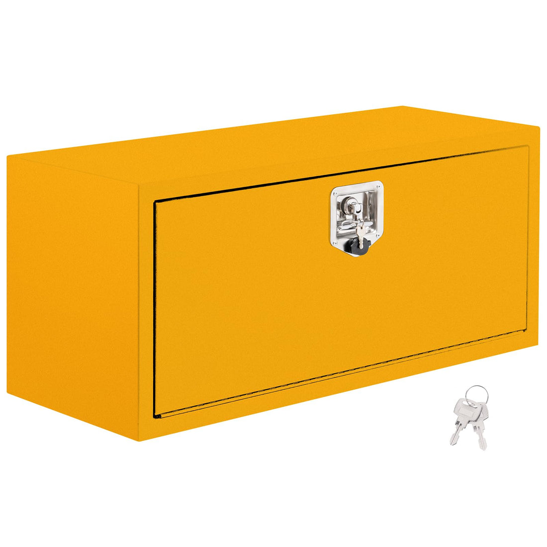 Garvee Box Sottoscocca Camion Acciaio Nero Impermeabile Chiudibile a Chiave - Regalo Ideale Festa del Papà per Artigiani e Avventurieri, Dimensioni Variabili