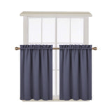Tende oscuranti Garvee, 2 pezzi, per finestre, soggiorno, cucina, camera da letto, isolate termicamente, 26×36 pollici, grigio scuro - Grigio