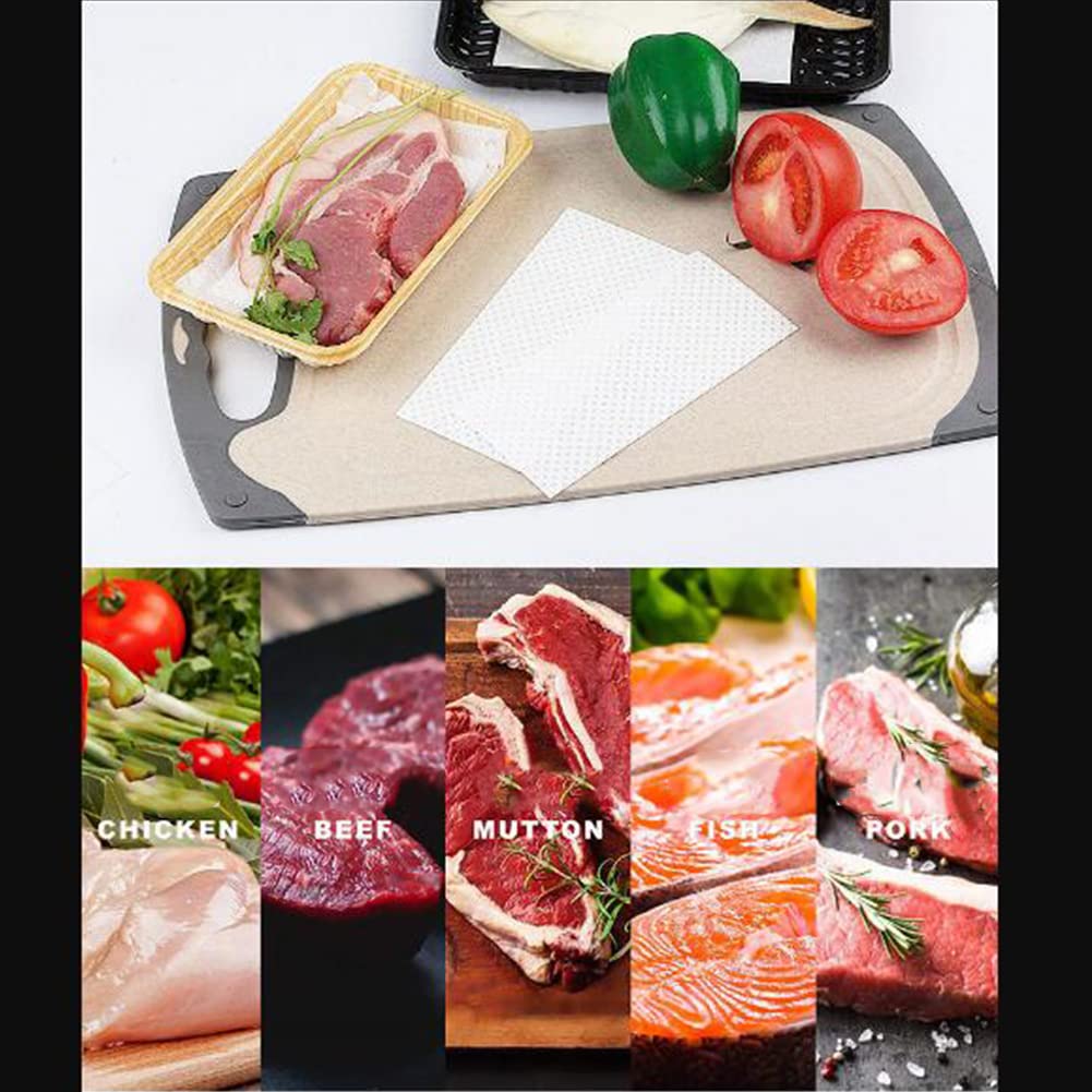 Garvee Fast Absorbent Kitchen Pads 160 x 80 mm per accessori per l'imballaggio di carne, pesce e pollame