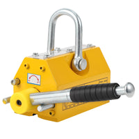 Sollevatore magnetico Garvee da 1320 libbre, magnete per impieghi gravosi con fattore di sicurezza 2,5 per industria e officina, permanente, piastre in acciaio, barre tonde