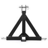 Garvee Adattatore 3 Point Hitch Ricevitore 5 cm Robusto in Acciaio Categoria 1 per Trattori Agricoli Uso Campestre