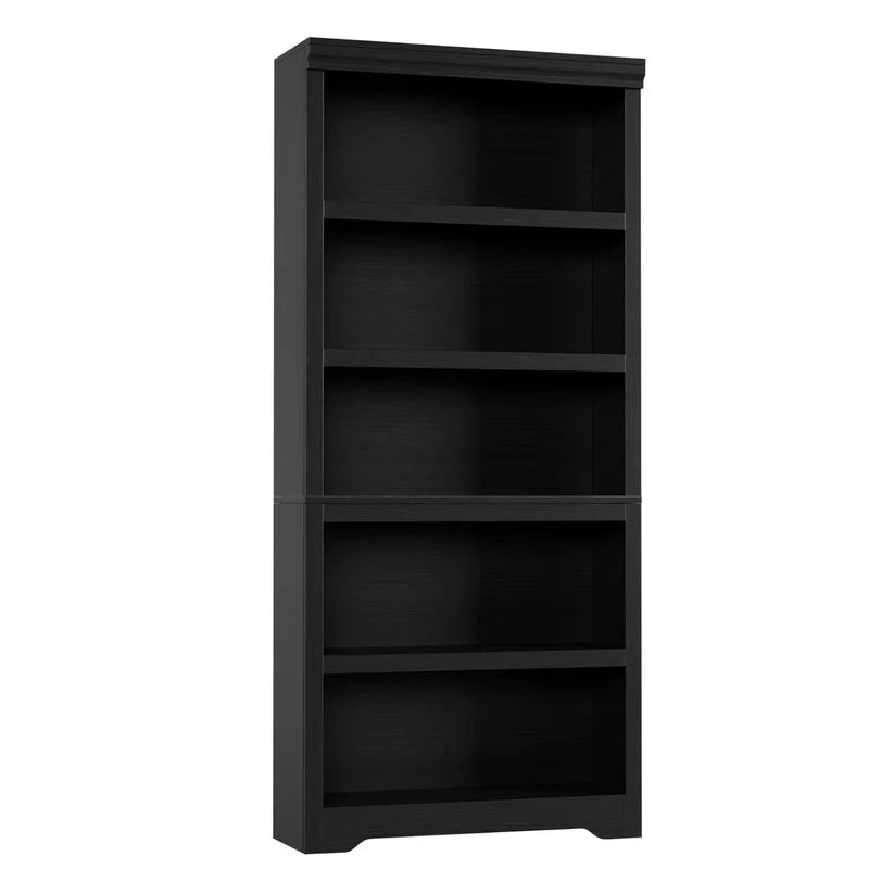 Garvee Libreria Rustica Alta 190,5 cm, 2-6 Ripiani Regolabili, MDF Robusta, Elegante, Antiribaltamento, Soggiorno e Studio, Neutro