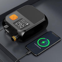 Pompa a batteria al litio Garvee da 80 W: pompa elettrica portatile per paddleboard, gommoni e piscine con display e arresto automatico