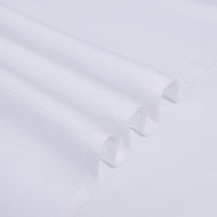 GARVEE Tenda da doccia testurizzata con effetto lino, lavabile, 180x200 cm, bianco, per bagno e vasca da bagno