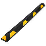 Garvee Paracarro in Gomma 72 Pollici con Strisce Riflettenti Gialle, Protezione per Auto, Camion, RV e Rimorchi, Resistente e Facile da Installare