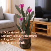 Cactus artificiale Garvee da 36 pollici, realistico e facile da curare, per casa e ufficio, grande, verde