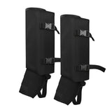Garvee Gamasche Protettive Antiveleno in Tessuto Impermeabile Regolabile per Escursionismo e Outdoor, Leggere e Resistenti, Taglia Unica, Nero - Nero