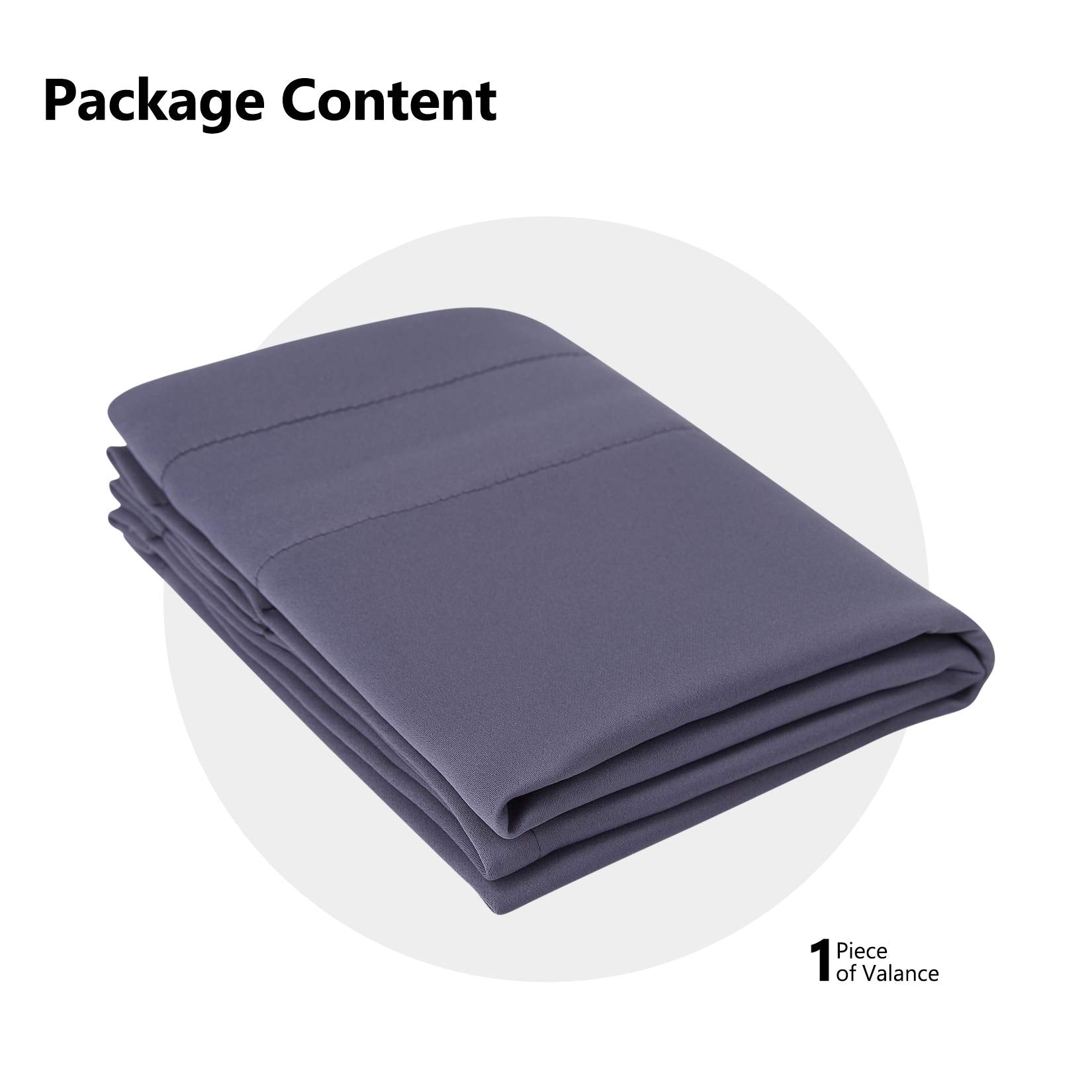 Tende oscuranti Garvee, 2 pezzi, per finestre, soggiorno, cucina, camera da letto, isolate termicamente, 26×24 pollici, grigio scuro