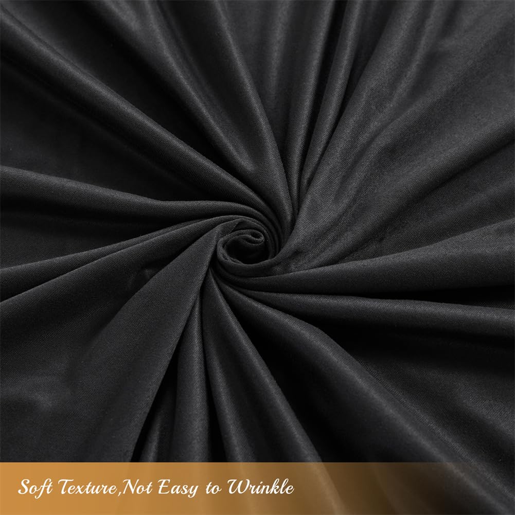 Garvee Arch Backdrop Nero 1x2m Copertura per arco nuziale per feste di compleanno, cerimonia di nozze, gazebo decorativo