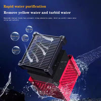 Cubi di purificazione dell'acqua Garvee Filtro a carbone attivo per acquario Struttura a nido d'ape 11,5 x 11 x 11,5 cm