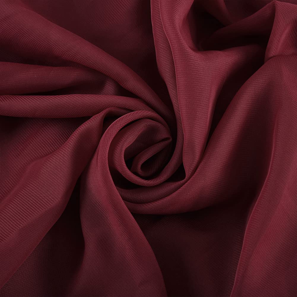 Tenda ad arco per matrimonio Garvee Vinrot in chiffon elastico 70x550cm, resistente alle pieghe, versatile decorazione per foto di matrimonio