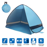 Garvee Tenda da Spiaggia Pop Up per 2-3 Persone con Protezione UV50+, Design Automatico Pop-up, Nylon, per Campeggio e Spiaggia, 200x120x130cm, Argento