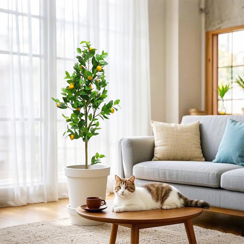 Albero artificiale Garvee da 5 piedi per interni, realistico, facile da pulire, durevole, materiale di alta qualità, per casa, ufficio, festa di nozze, verde