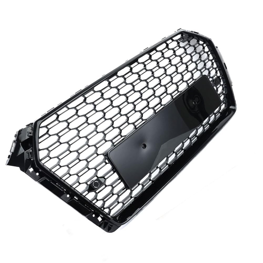 Garvee Griglia Anteriore a Nido d'Ape per A4L RS4 2017-2019, Telaio Resistente, Design Sportivo, ABS, Versione Europea, Nero