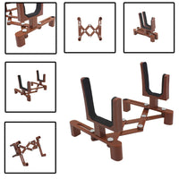 Supporto portatile pieghevole per strumenti musicali Garvee con supporto per archetto per violino, leggero, robusto, pieghevole per palco e viaggio