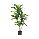 Pianta artificiale Garvee Dracaena, 4 piedi, realistica, facile da curare, per interni ed esterni, soggiorno, ufficio, verde - Come mostrato
