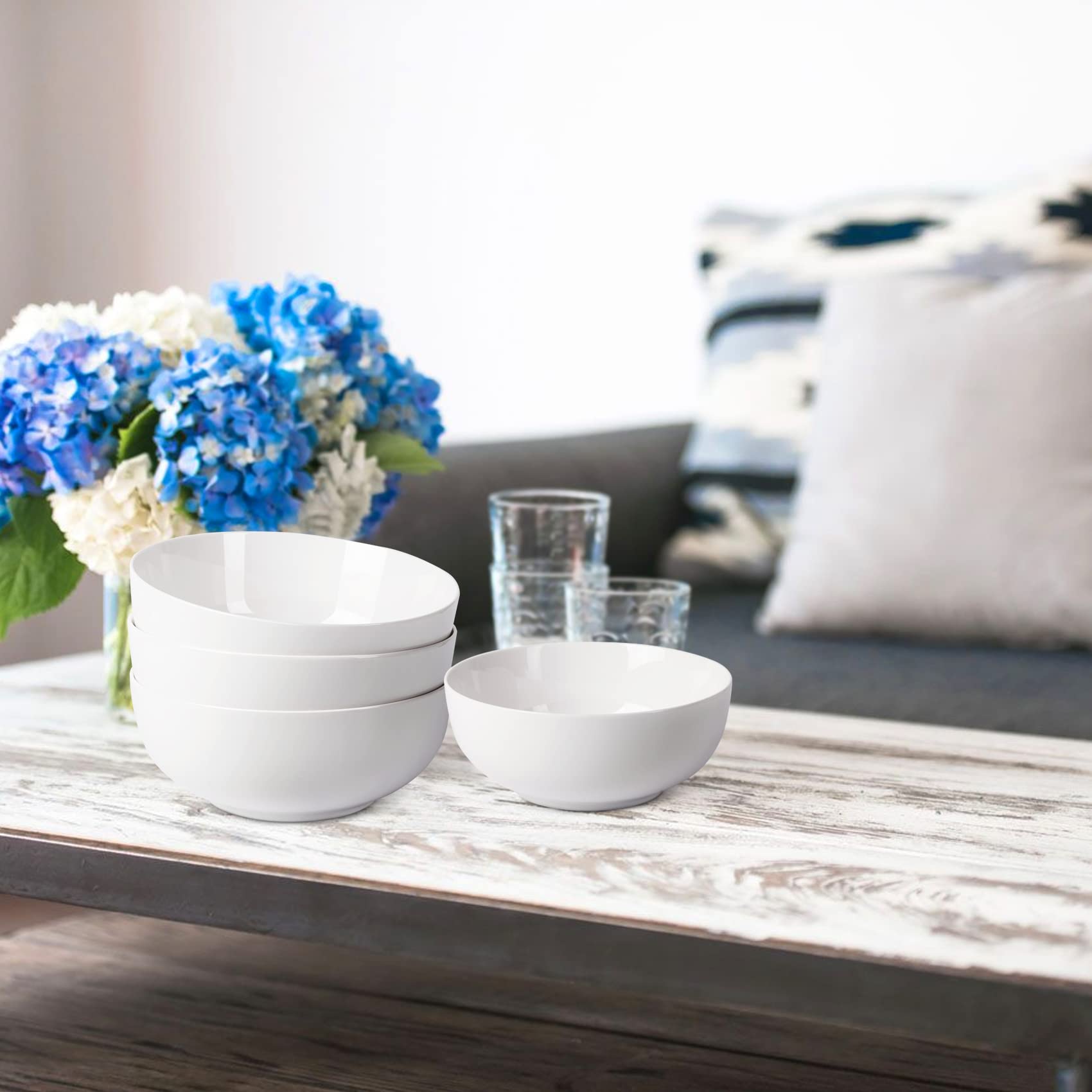 Set di 3 tazze in porcellana Garvee, 64 once in ceramica, adatte al microonde e alla lavastoviglie, con zuppe e insalate, leggere e resistenti