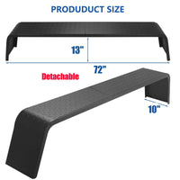 Parafanghi rimovibili per rimorchi Garvee in acciaio calibro 14 per pneumatici da 13-15", assale tandem, resistenti alle intemperie