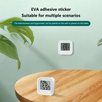 Garvee Termometro digitale per ambienti, igrometro, confezione da 6, monitor LCD per umidità, temperatura, display in plastica per serra, casa e ufficio